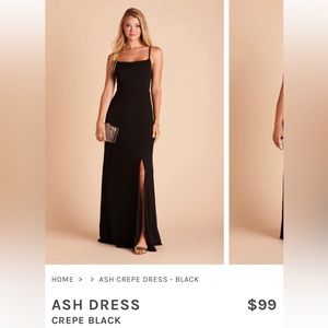 Birdy Grey Ash Bridesmaid Dress in Black